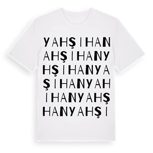 Yahşihan ordlek t-shirt – ekologisk bomull t-shirt från Pinshirt