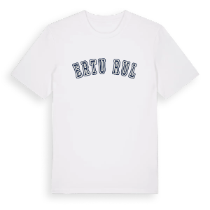 Ertuğrul college t-shirt – ekologisk bomull t-shirt från Pinshirt