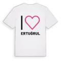 Jag älskar Ertuğrul t-shirt stort tryck