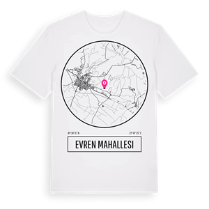 Evren Mahallesi t-shirt – ekologisk bomull t-shirt från Pinshirt