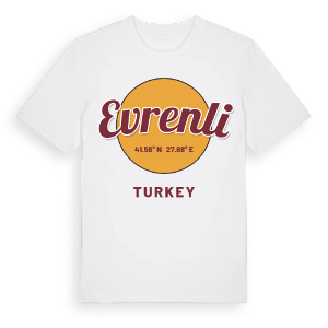 Evrenli cirkel t-shirt – ekologisk bomull t-shirt från Pinshirt