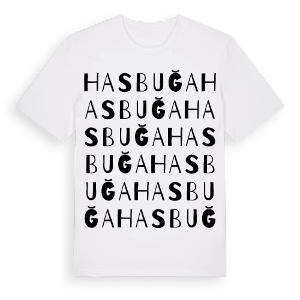 Hasbuğa ordlek t-shirt – ekologisk bomull t-shirt från Pinshirt