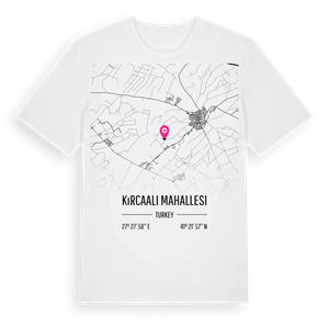 Kırcaali Mahallesi karta t-shirt – ekologisk bomull t-shirt från Pinshirt