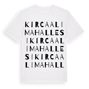 Kırcaali Mahallesi ordlek t-shirt – ekologisk bomull t-shirt från Pinshirt