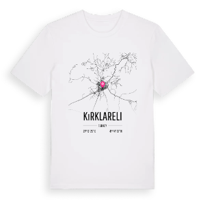 Kırklareli karta t-shirt – ekologisk bomull t-shirt från Pinshirt