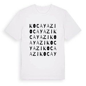 Kocayazı ordlek t-shirt – ekologisk bomull t-shirt från Pinshirt