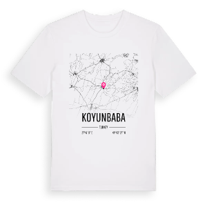Koyunbaba karta t-shirt – ekologisk bomull t-shirt från Pinshirt