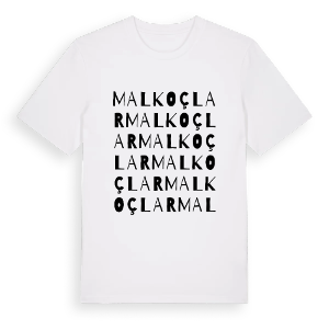 Malkoçlar ordlek t-shirt – ekologisk bomull t-shirt från Pinshirt