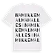 Namık Kemal Mahallesi ordlek t-shirt