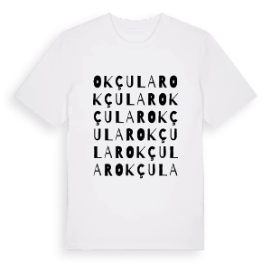 Okçular ordlek t-shirt – ekologisk bomull t-shirt från Pinshirt
