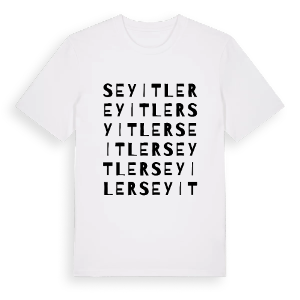 Seyitler ordlek t-shirt – ekologisk bomull t-shirt från Pinshirt
