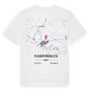 Yıldırım Mahallesi karta t-shirt – ekologisk bomull t-shirt från Pinshirt