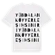 Yündalan Köy Yerleşim Sınırı ordlek t-shirt