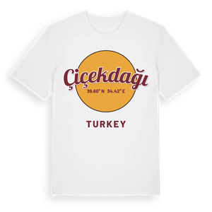Çiçekdağı cirkel t-shirt – ekologisk bomull t-shirt från Pinshirt