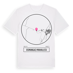 Osmangazi Mahallesi t-shirt – ekologisk bomull t-shirt från Pinshirt