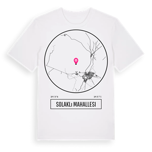 Solaklı Mahallesi t-shirt – ekologisk bomull t-shirt från Pinshirt