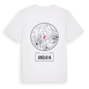 Andırın t-shirt – ekologisk bomull t-shirt från Pinshirt