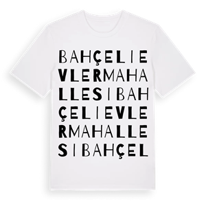Bahçelievler Mahallesi ordlek t-shirt – ekologisk bomull t-shirt från Pinshirt