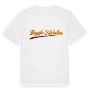 Beyoğlu Mahallesi baseball t-shirt – ekologisk bomull t-shirt från Pinshirt