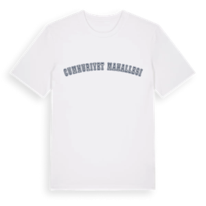 Cumhuriyet Mahallesi college t-shirt – ekologisk bomull t-shirt från Pinshirt