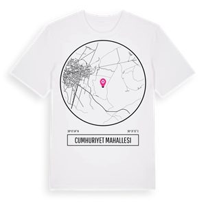 Cumhuriyet Mahallesi t-shirt – ekologisk bomull t-shirt från Pinshirt