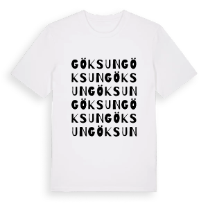 Göksun ordlek t-shirt – ekologisk bomull t-shirt från Pinshirt