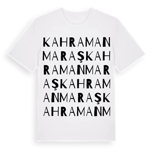 Kahramanmaraş ordlek t-shirt – ekologisk bomull t-shirt från Pinshirt