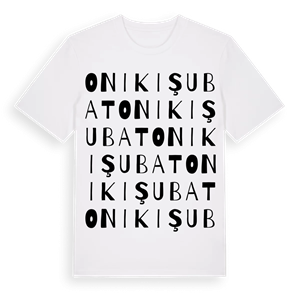 Onikişubat ordlek t-shirt – ekologisk bomull t-shirt från Pinshirt
