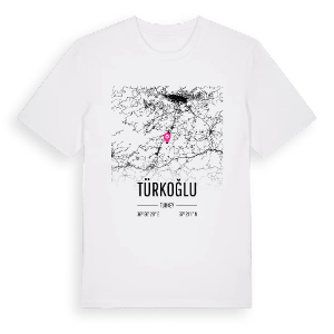 Türkoğlu karta t-shirt – ekologisk bomull t-shirt från Pinshirt
