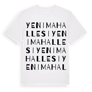 Yeni Mahallesi ordlek t-shirt – ekologisk bomull t-shirt från Pinshirt