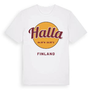 Halla cirkel t-shirt – ekologisk bomull t-shirt från Pinshirt