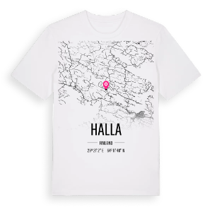 Halla karta t-shirt – ekologisk bomull t-shirt från Pinshirt