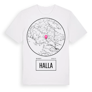Halla t-shirt – ekologisk bomull t-shirt från Pinshirt