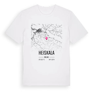 Heiskala karta t-shirt – ekologisk bomull t-shirt från Pinshirt
