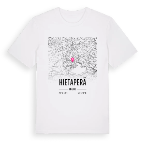 Hietaperä karta t-shirt – ekologisk bomull t-shirt från Pinshirt