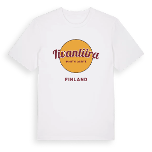 Iivantiira cirkel t-shirt – ekologisk bomull t-shirt från Pinshirt