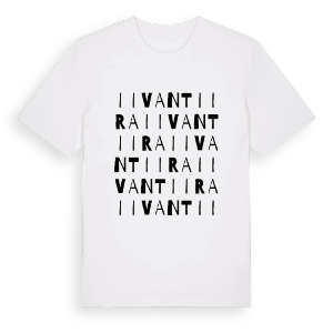 Iivantiira ordlek t-shirt – ekologisk bomull t-shirt från Pinshirt
