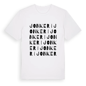 Jonkeri ordlek t-shirt – ekologisk bomull t-shirt från Pinshirt