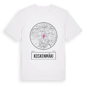 Koskenmäki t-shirt – ekologisk bomull t-shirt från Pinshirt