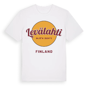 Levälahti cirkel t-shirt – ekologisk bomull t-shirt från Pinshirt