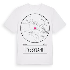 Pyssylahti t-shirt – ekologisk bomull t-shirt från Pinshirt