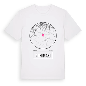 Riihimäki t-shirt – ekologisk bomull t-shirt från Pinshirt