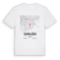 Saunajärvi karta t-shirt