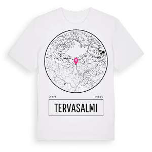 Tervasalmi t-shirt – ekologisk bomull t-shirt från Pinshirt