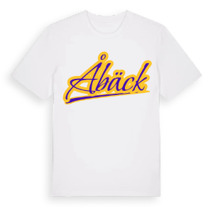 Åbäck baseball t-shirt – ekologisk bomull t-shirt från Pinshirt