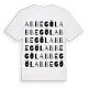 Abbegöl ordlek t-shirt