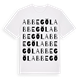 Abbegöl ordlek t-shirt