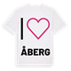 Jag älskar Åberg t-shirt stort tryck