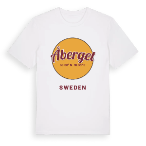 Åberget cirkel t-shirt – ekologisk bomull t-shirt från Pinshirt