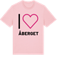 Pink Cotton t-shirt med Jag älskar Åberget t-shirt stort tryck